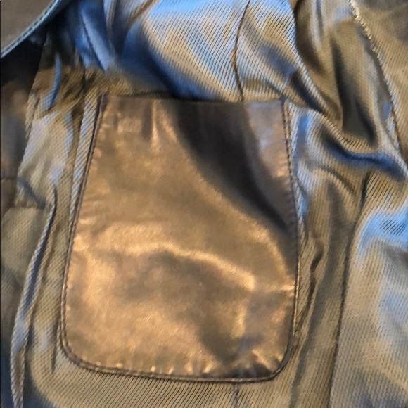 Remy black leather blazer - Picture 10 of 13